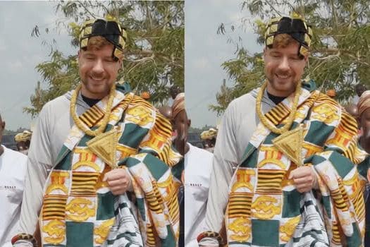 Image of MrBeast in Ghana